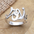 Sterling silver band ring, 'Big Love' - Handmade Sterling Silver Band Ring (image 2) thumbail