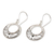 Sterling silver dangle earrings, 'Curved Bamboo' - Artisan Crafted Sterling Silver Dangle Earrings (image 2c) thumbail