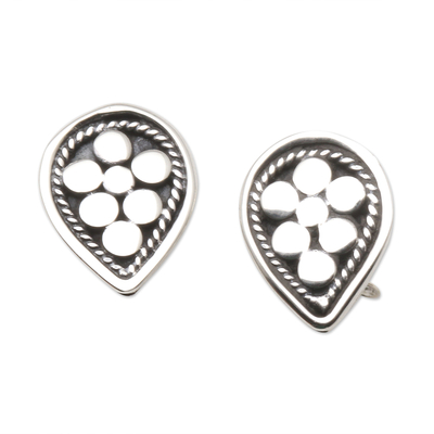 Hand Crafted Sterling Silver Stud Earrings