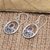 Amethyst dangle earrings, 'Magic Purple Mirror' - Amethyst and Sterling Silver Dangle Earrings
