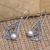 Aretes colgantes de perlas cultivadas - Aretes colgantes de plata esterlina y perlas cultivadas de agua dulce