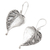 Sterling silver dangle earrings, 'Empty Love' - Sterling Silver Heart-Themed Dangle Earrings (image 2c) thumbail