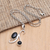Onyx pendant necklace, 'Midnight Oil' - Onyx and Sterling Silver Pendant Necklace (image 2) thumbail