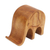 Wood phone stand, 'Dialing Elephant' - Handmade Jempinis Wood Elephant Phone Stand (image 2b) thumbail