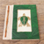 Natural fiber journal, 'Tortoise Thoughts in Green' - Green Natural Fiber Turtle-Motif Journal (image 2b) thumbail