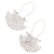 Sterling silver drop earrings, 'Bright Marquee' - Hand Made Sterling Silver Drop Earrings