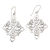 Sterling silver dangle earrings, 'Late-Night Party' - Handcrafted Sterling Silver Dangle Earrings thumbail