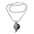 Onyx pendant necklace, 'Blackout' - Handmade Onyx and Sterling Silver Pendant Necklace (image 2a) thumbail