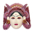 Wood mask, 'Traditional Dance' - Artisan Crafted Balinese Suar Wood Mask (image 2a) thumbail