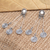 Sterling silver dangle earrings, 'Sweet Lolly' - Artisan Made Sterling Silver Dangle Earrings