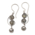 Labradorite dangle earrings, 'Chinese Lanterns' - Labradorite and Sterling Silver Dangle Earrings
