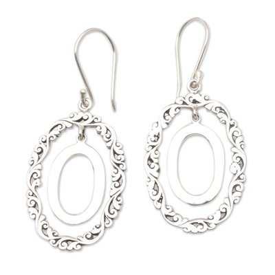 Hand Crafted Sterling Silver Dangle Earrings