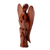 Wood statuette, 'Mother and Child Angels' - Handcrafted Suar Wood Angel Sculpture (image 2b) thumbail