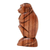Holzstatuette - Handgeschnitzte Affenskulptur aus Suarholz