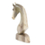 Hibiscus wood statuette, 'Horse Guard' - Handmade Hibiscus Wood Horse Head Statuette (image 2c) thumbail