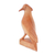 Wood statuette, 'Baby Dove' - Hand Made Suar Wood Bird Sculpture (image 2a) thumbail
