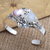 Multi-gemstone cuff bracelet, 'Valentine Edition' - Handmade Cultured Pearl and Rainbow Moonstone Cuff Bracelet (image 2b) thumbail
