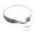 Sterling silver bangle bracelet, 'Hope For' - Hand Crafted Sterling Silver Bangle Bracelet