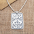 Sterling silver pendant necklace, 'Hanging Vines' - Handmade Sterling Silver Pendant Necklace