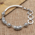 Sterling silver link bracelet, 'Last Night' - Artisan Crafted Sterling Silver Link Bracelet