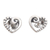 Sterling silver stud earrings, 'Small Heart' - Sterling Silver Heart-Motif Stud Earrings thumbail