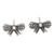 Sterling silver stud earrings, 'Little Bow' - Sterling Silver Bow-Motif Stud Earrings thumbail
