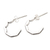 Sterling silver drop earrings, 'Courage to Grow' - Hand Crafted Sterling Silver Drop Earrings