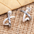 Sterling silver drop earrings, 'Growing Gardens' - Handmade Sterling Silver Drop Earrings