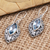 Blue topaz dangle earrings, 'Air Battle' - Blue Topaz and Sterling Silver Dangle Earrings (image 2b) thumbail
