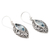 Blue topaz dangle earrings, 'Air Battle' - Blue Topaz and Sterling Silver Dangle Earrings (image 2c) thumbail