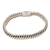 Men's sterling silver chain bracelet, 'Brave Man' - Men's Handmade Sterling Silver Chain Bracelet