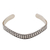 Sterling silver cuff bracelet, 'Easy Peasy' - Hand Crafted Sterling Silver Cuff Bracelet thumbail