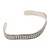 Sterling silver cuff bracelet, 'Easy Peasy' - Hand Crafted Sterling Silver Cuff Bracelet (image 2b) thumbail