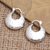 Sterling silver drop earrings, 'Glow Up' - Handmade Sterling Silver Drop Earrings (image 2) thumbail