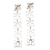 Sterling silver dangle earrings, 'On Butterfly Wings' - Sterling Silver Butterfly Dangle Earrings thumbail