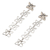 Sterling silver dangle earrings, 'On Butterfly Wings' - Sterling Silver Butterfly Dangle Earrings (image 2b) thumbail