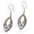 Blue topaz dangle earrings, 'Affectionately Yours' - Blue Topaz and Sterling Silver Dangle Earrings thumbail