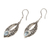 Blue topaz dangle earrings, 'Affectionately Yours' - Blue Topaz and Sterling Silver Dangle Earrings (image 2b) thumbail