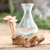 Wood and glass sculpture, 'Molten Mushrooms' - Handblown Glass and Jempinis Wood Sculpture (image 2b) thumbail