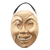 Wood mask, 'Sweet Smile' - Hand Made Hibiscus Wood Mask thumbail