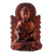 Escultura de madera - Escultura de Buda de madera de suar tallada a mano