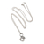 Halskette mit Anhänger aus Zuchtperlen - Halskette mit Anhänger aus Zuchtperlen und Sterlingsilber