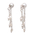 Cultured pearl dangle earrings, 'Pearl Lights' - Sterling Silver and Cultured Pearl Dangle Earrings