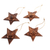 Wood holiday ornaments, 'Little Lotus' (set of 4) - Handmade Sunflower Wood Holiday Ornaments (Set of 4) (image 2e) thumbail