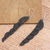 Copper-plated dangle earrings, 'Hopeful Progression' - Hand Made Copper Dangle Earrings (image 2b) thumbail
