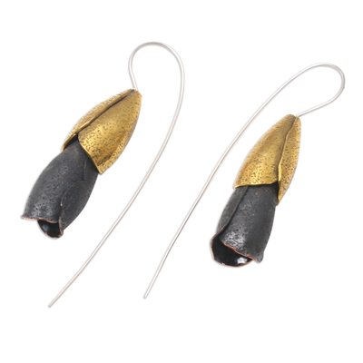 Ohrhänger aus Kupfer und Messing - Handgefertigte Ohrhänger aus Kupfer und Messing