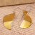 Brass dangle earrings, 'Swirling Skirts' - Handmade Brass Dangle Earrings from Java