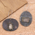 Ohrhänger aus Kupfer - Handgefertigte Ohrhänger aus schwarzem Kupfer