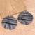 Copper-plated dangle earrings, 'Potato Planting' - Artisan Crafted Copper-Plated Dangle Earrings thumbail