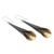 Brass dangle earrings, 'Morning Bugle' - Handmade Brass Trumpet Dangle Earrings